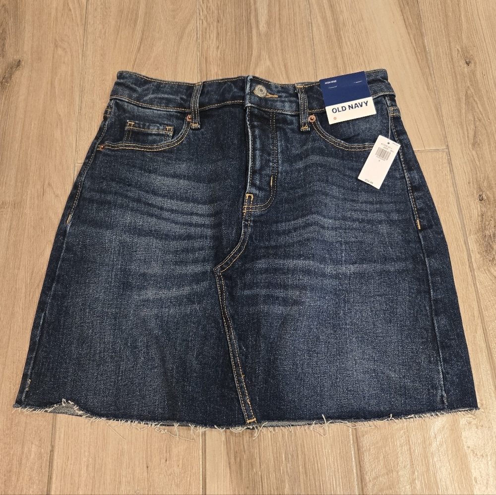 NWT Old Navy Denim Miniskirt, 0